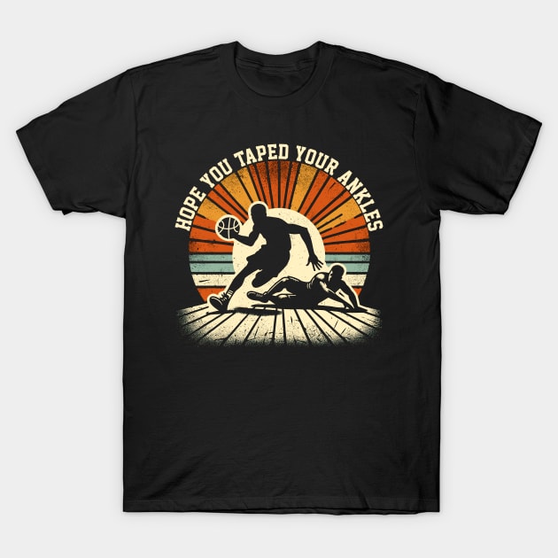 Ankle Breaker - Dynamic Basketball Showdown Art T-Shirt by SakuraInsights